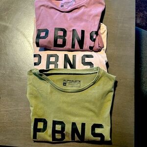 Alphalete Crop Tops - Pink, Yellow, Green
